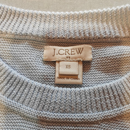 Light Blue Cotton Crewneck Sweater