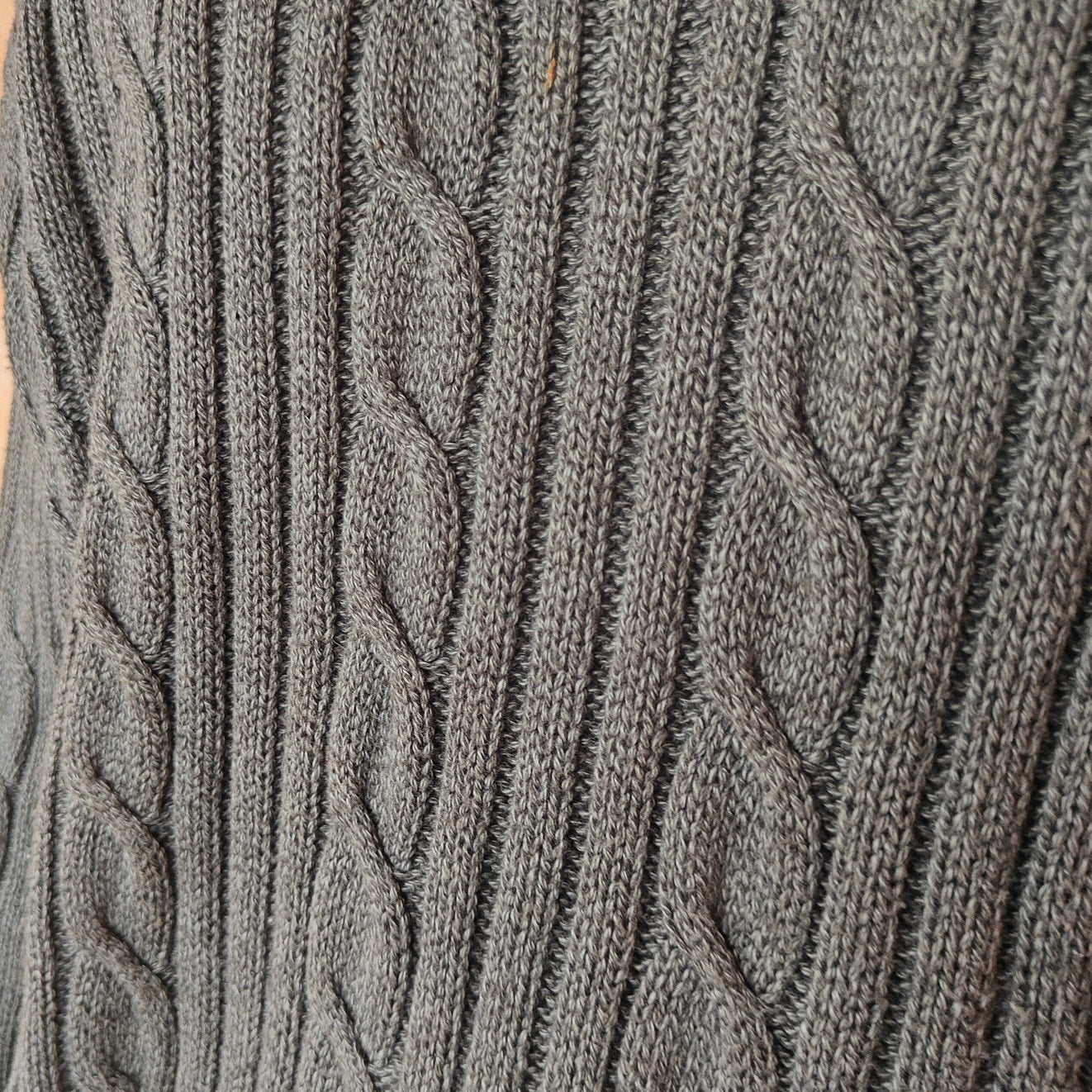 Olive Green Cable Knit Sweater