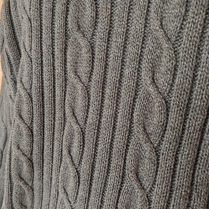 Olive Green Cable Knit Sweater