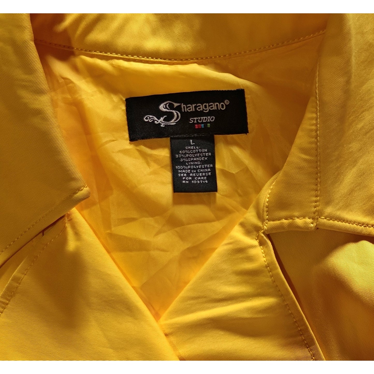 Yellow Cape Trench Jacket
