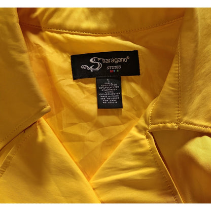Yellow Cape Trench Jacket