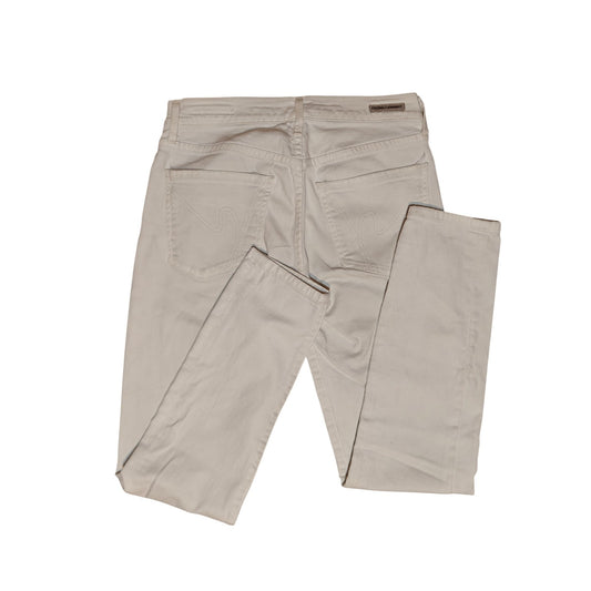 White Thompson Medium Rise Skinny Jeans