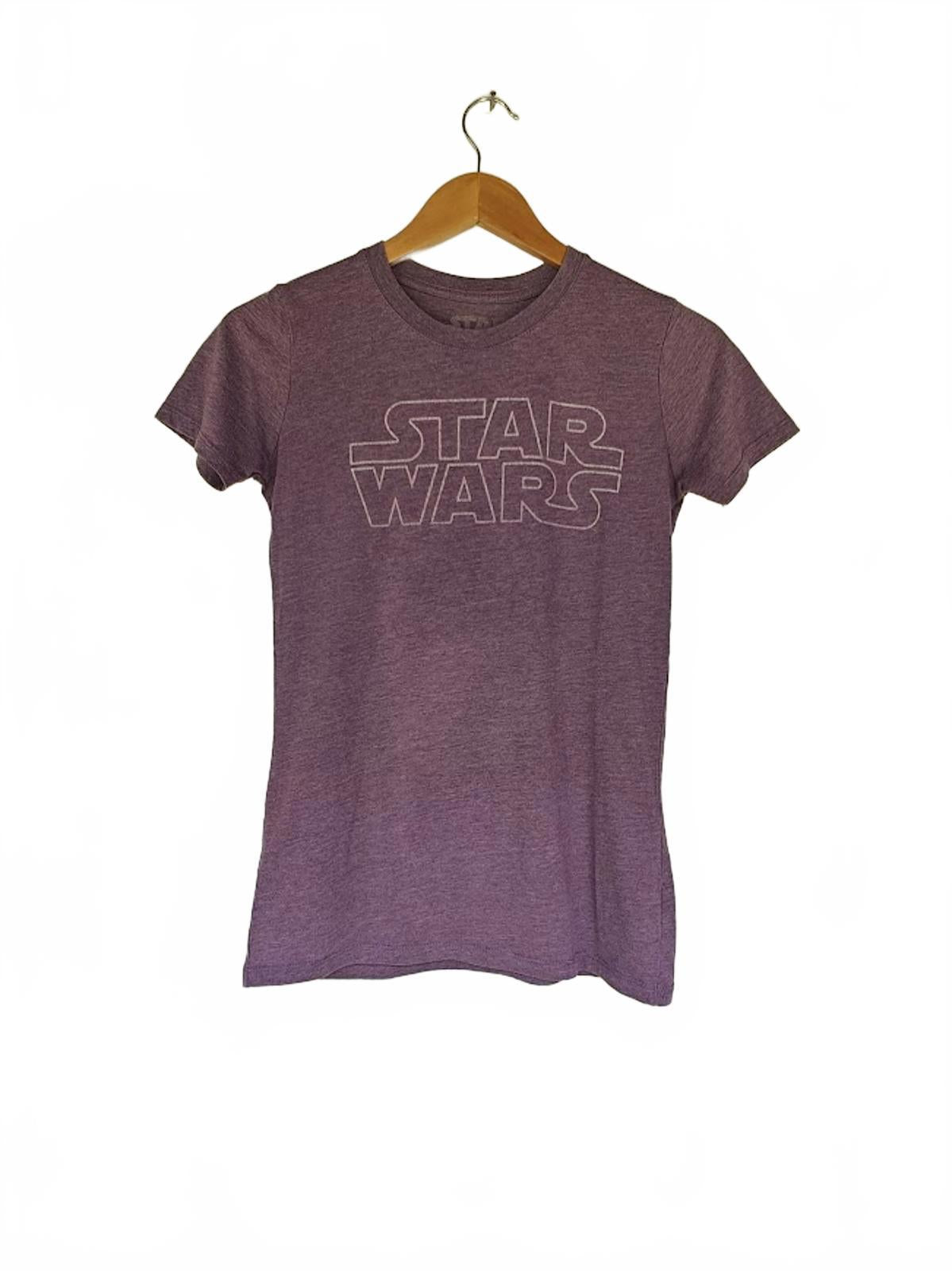 Purple Star Wars Graphic Logo T-Shirt