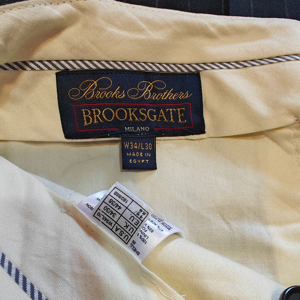 Brooksgate Milano Pinstripe Dress Pants