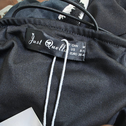 Black Strappy Backless Mini Dress