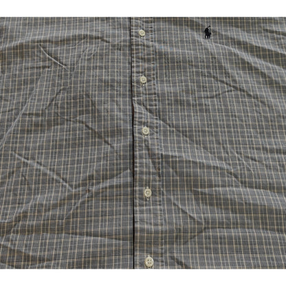 Plaid Short Sleeve Button Down Shirt