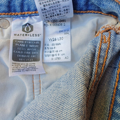 501 WaterLess Light Wash Button Fly Jeans