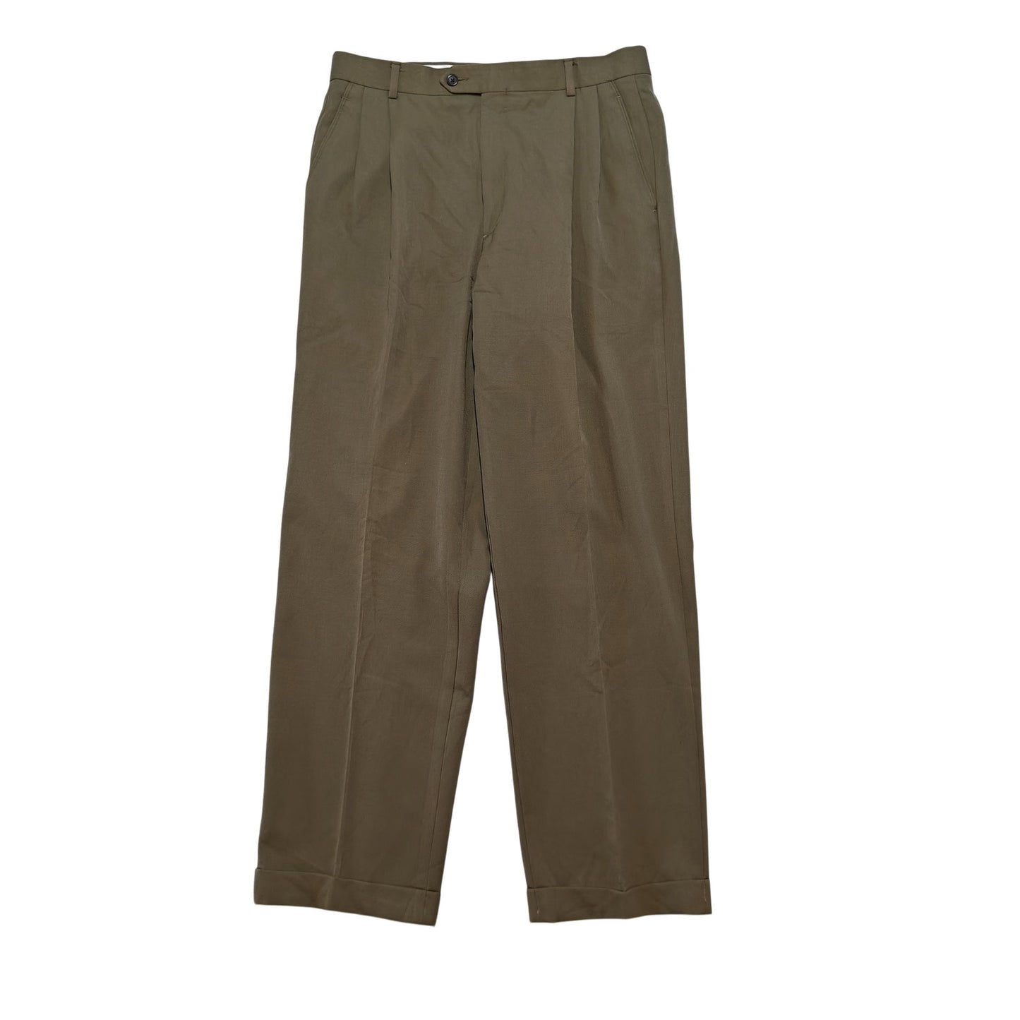 Khaki Wool Dress Pants Mens