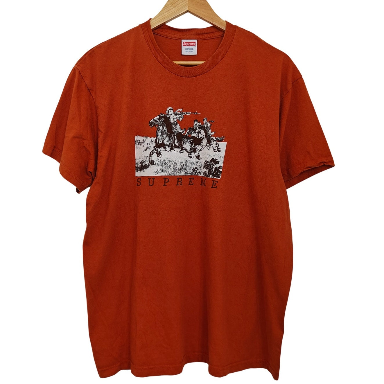 Orange Horse Riders Graphic Tee