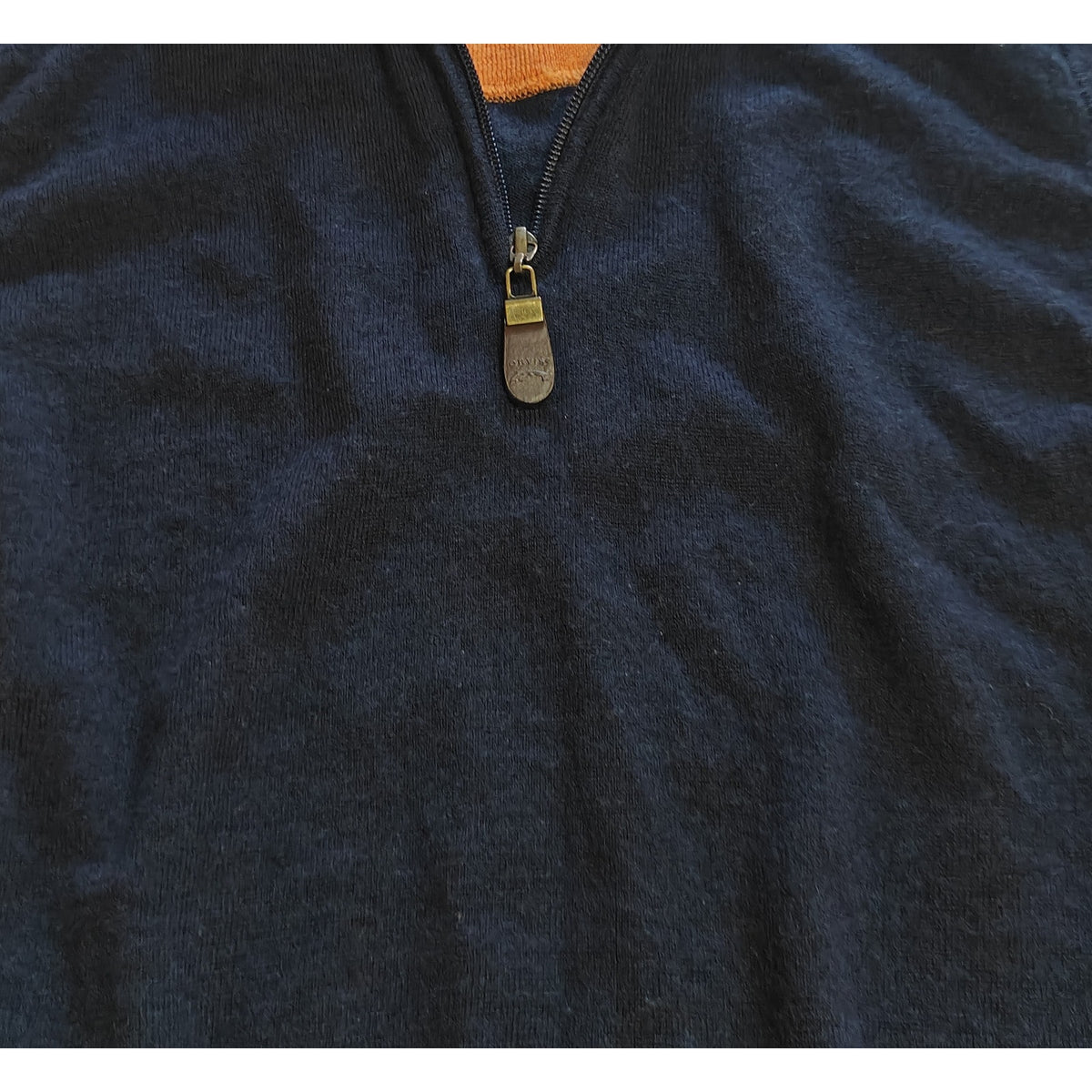 Navy Quarter Zip Sweater Vest