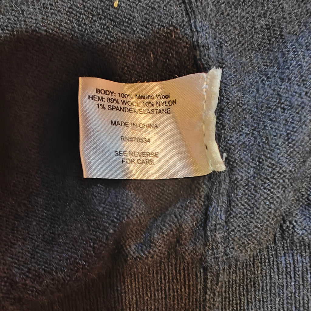 Navy Quarter Zip Sweater Vest