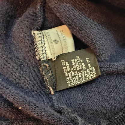 Vintage Navy Zip-Up Track Jacket