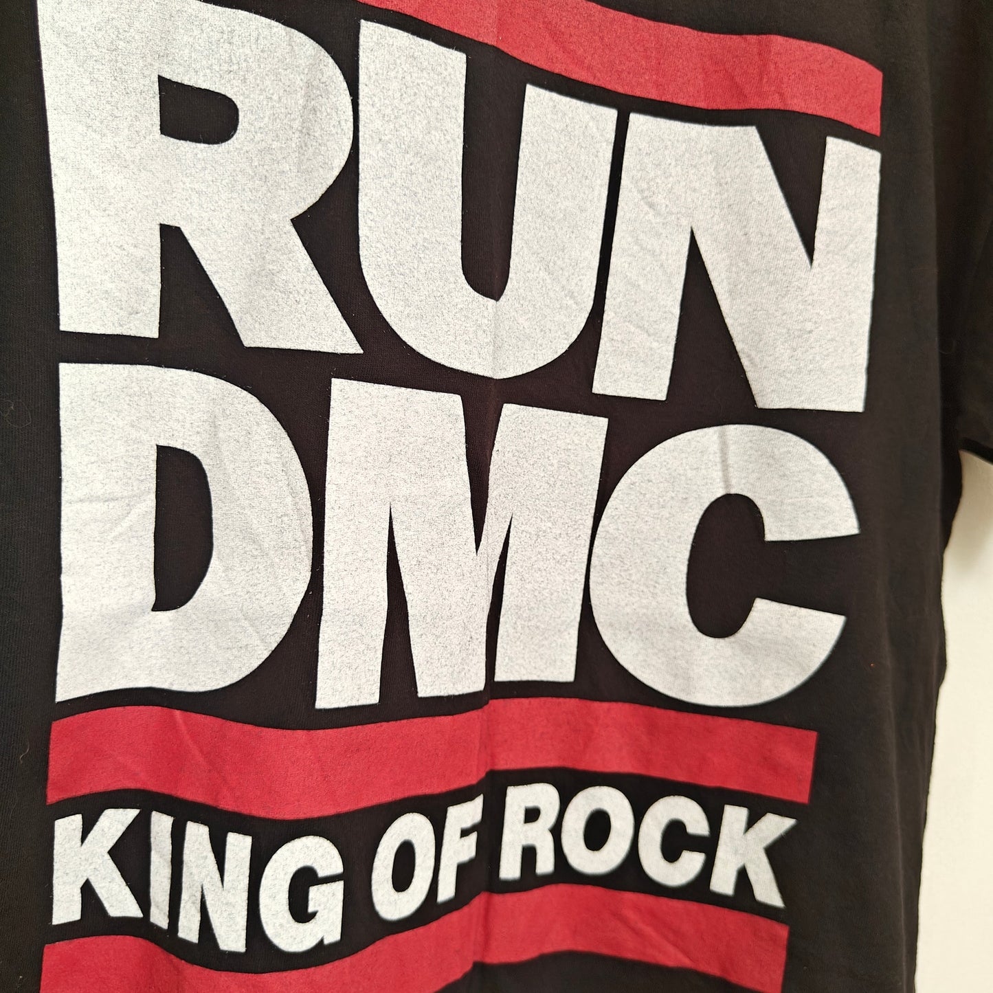 Run DMC King of Rock Black Graphic T-Shirt