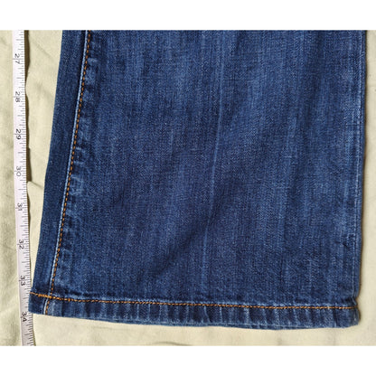 Rocker Bootcut Jeans With Flap Pockets