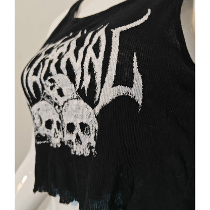 Eternal Skull Graphic Crop Tank