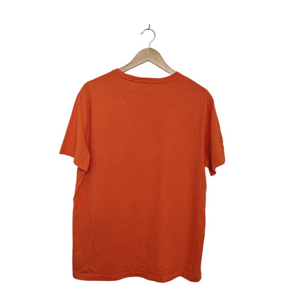 Orange Big Pony Short Sleeve Logo Tee