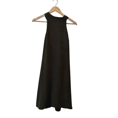 Olive Green Halter Shift Dress