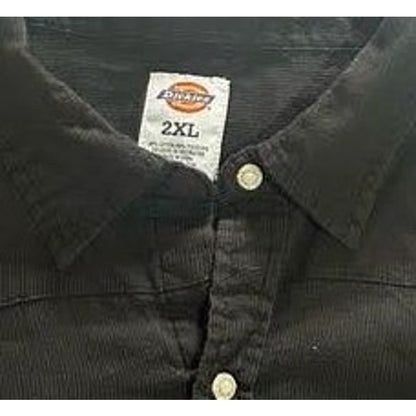 Black Corduroy Button Down Shirt