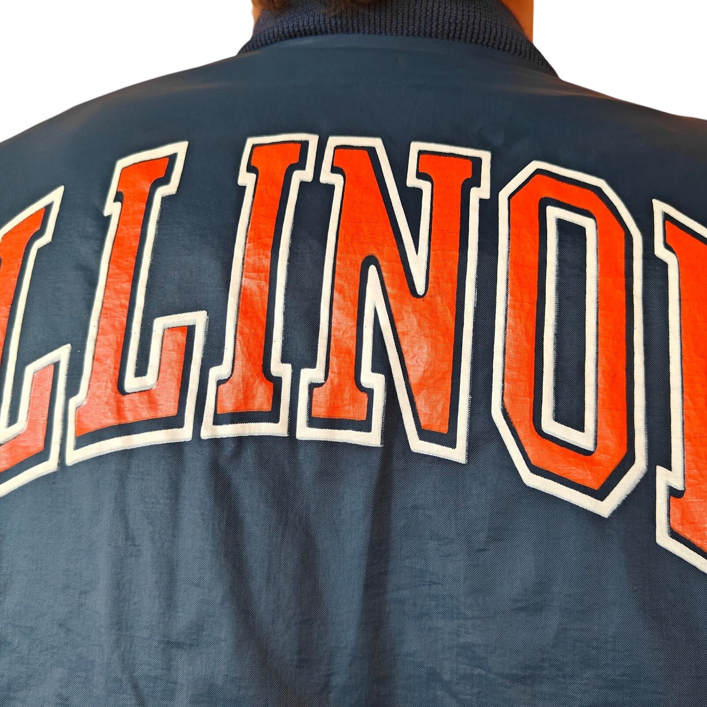 Navy Illinois Bomber Jacket