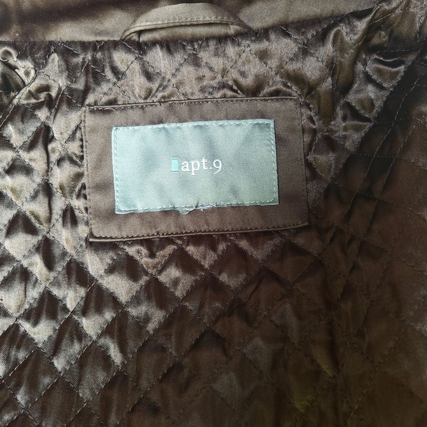 Brown Swing/Car Coat With Bell Sleeves