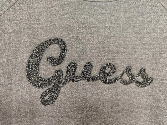 Heather Gray Y2K Logo Sweatshirt