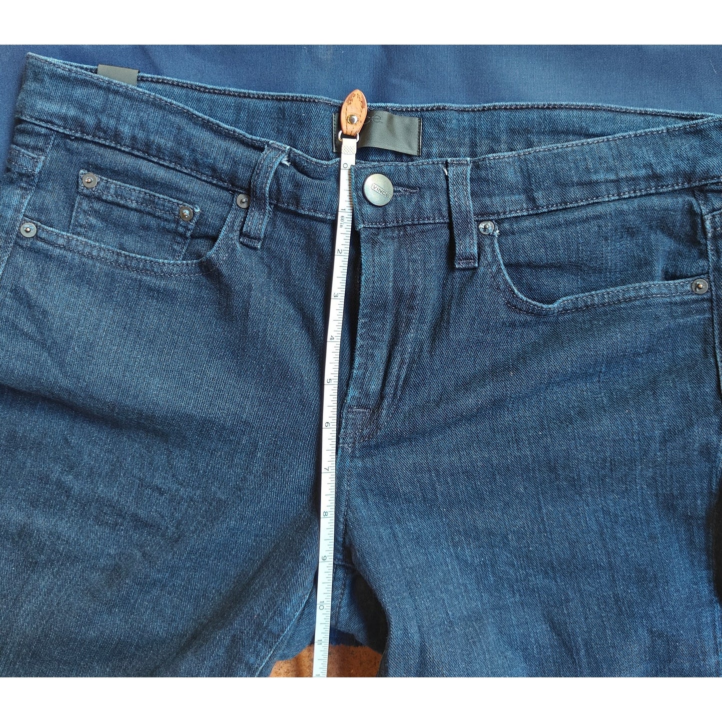 Dark Wash Relaxed Rolled Jeans