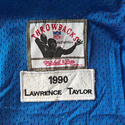 Spider 43 Lawrence Taylor 1990 Throwback NFL Jersey