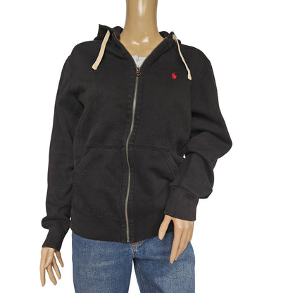 Polo Ralph Lauren Black Zip-Up Hoodie