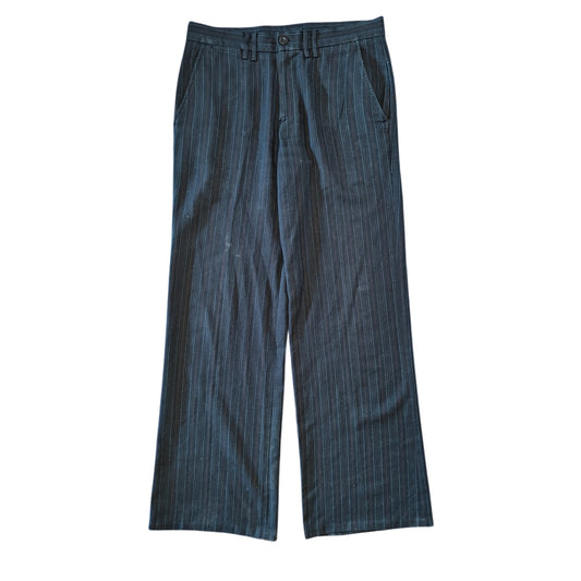 Black Pinstripe Dress Pants