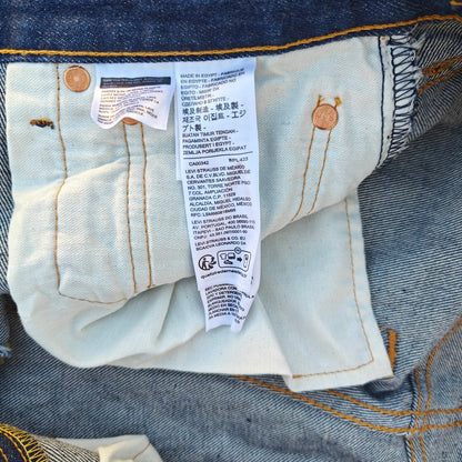 501 Original Button Fly Dark Wash Jeans W30 L30