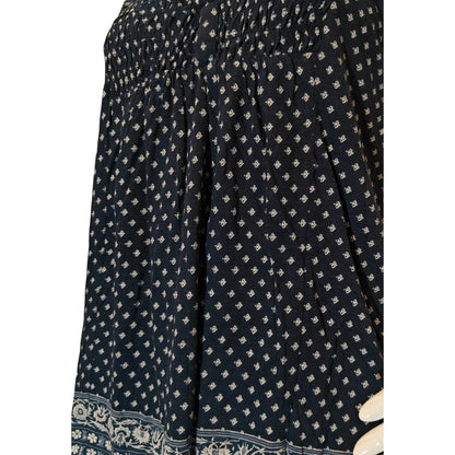 Navy Boho Print Sleeveless Top
