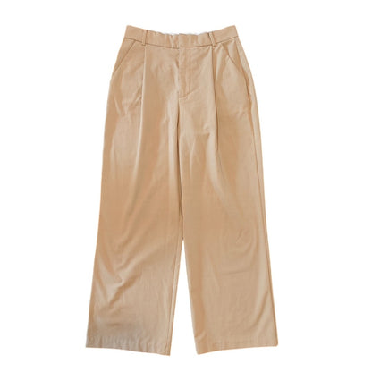 Khaki Wide Leg Pants