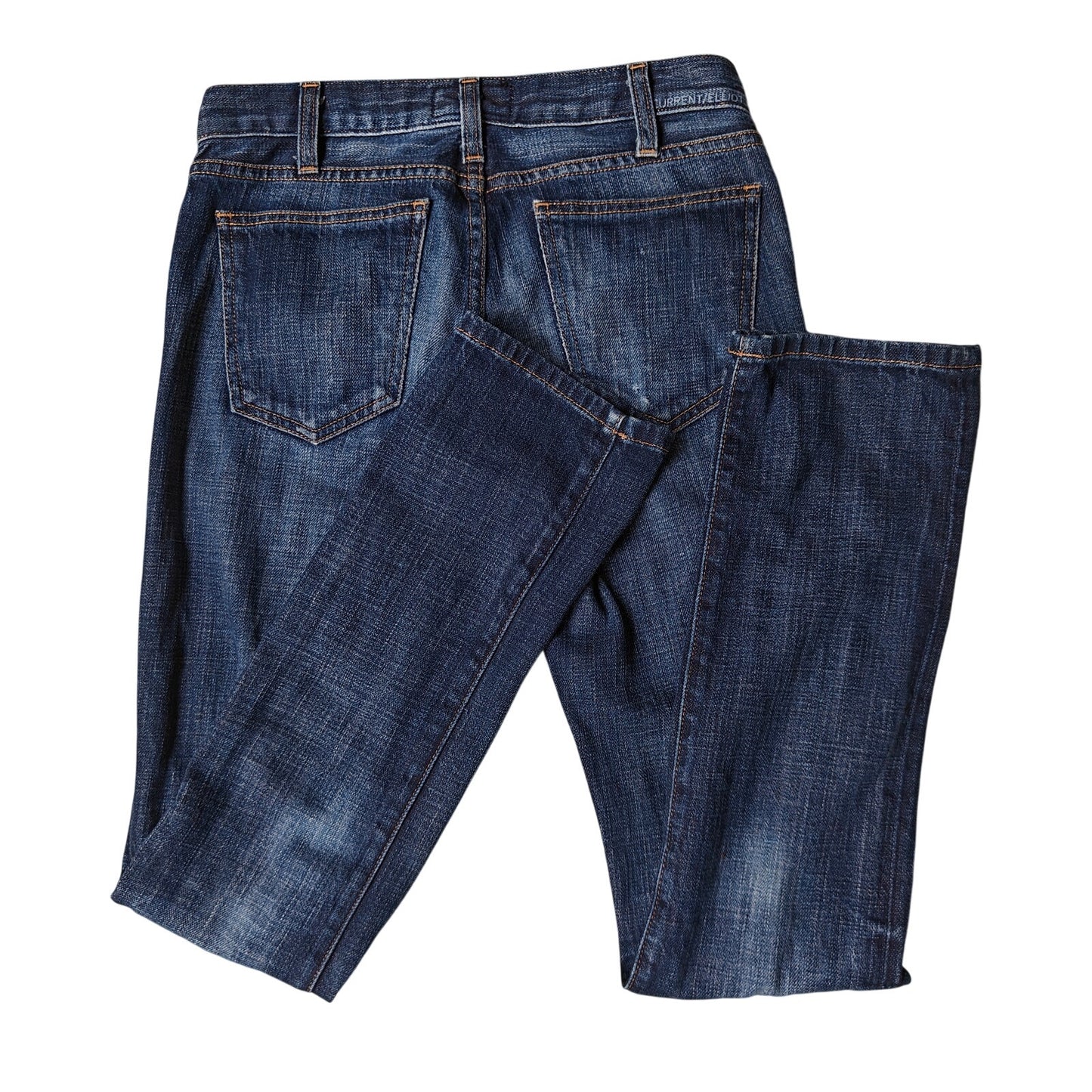 Distressed Wash Skinny Jeans