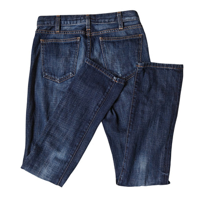 Distressed Wash Skinny Jeans