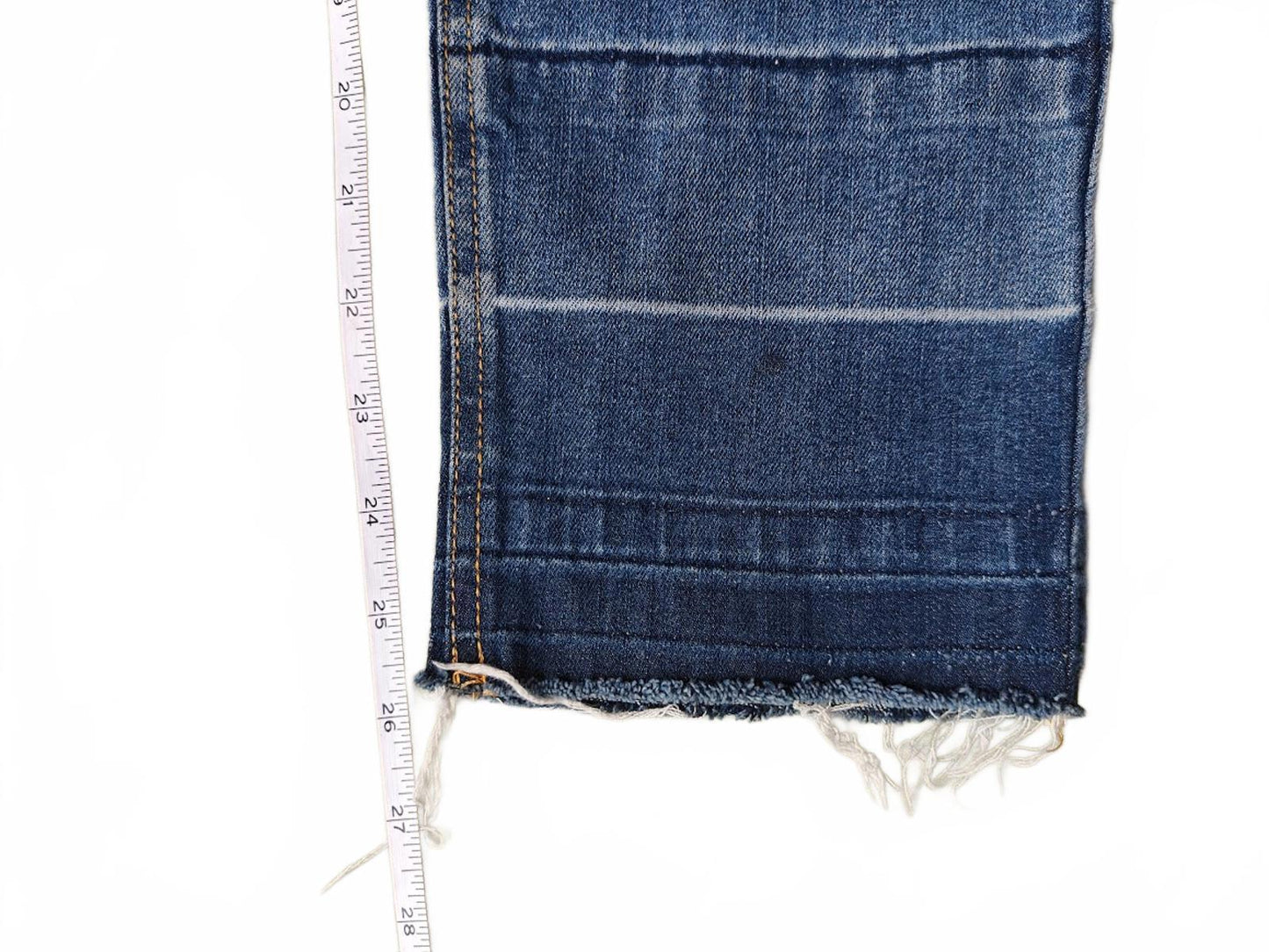 Midrise Unrolled Hem Jeans