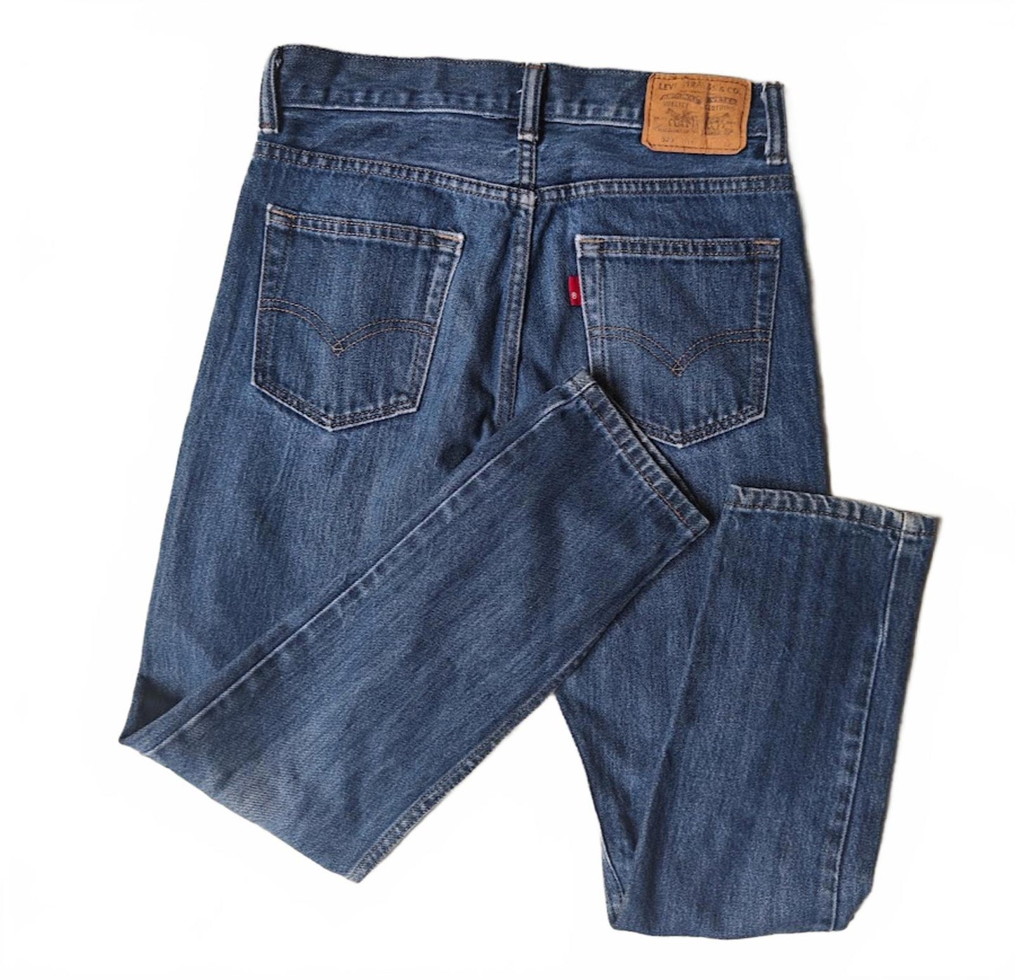 Medium Wash 520 Tapered Blue Jeans