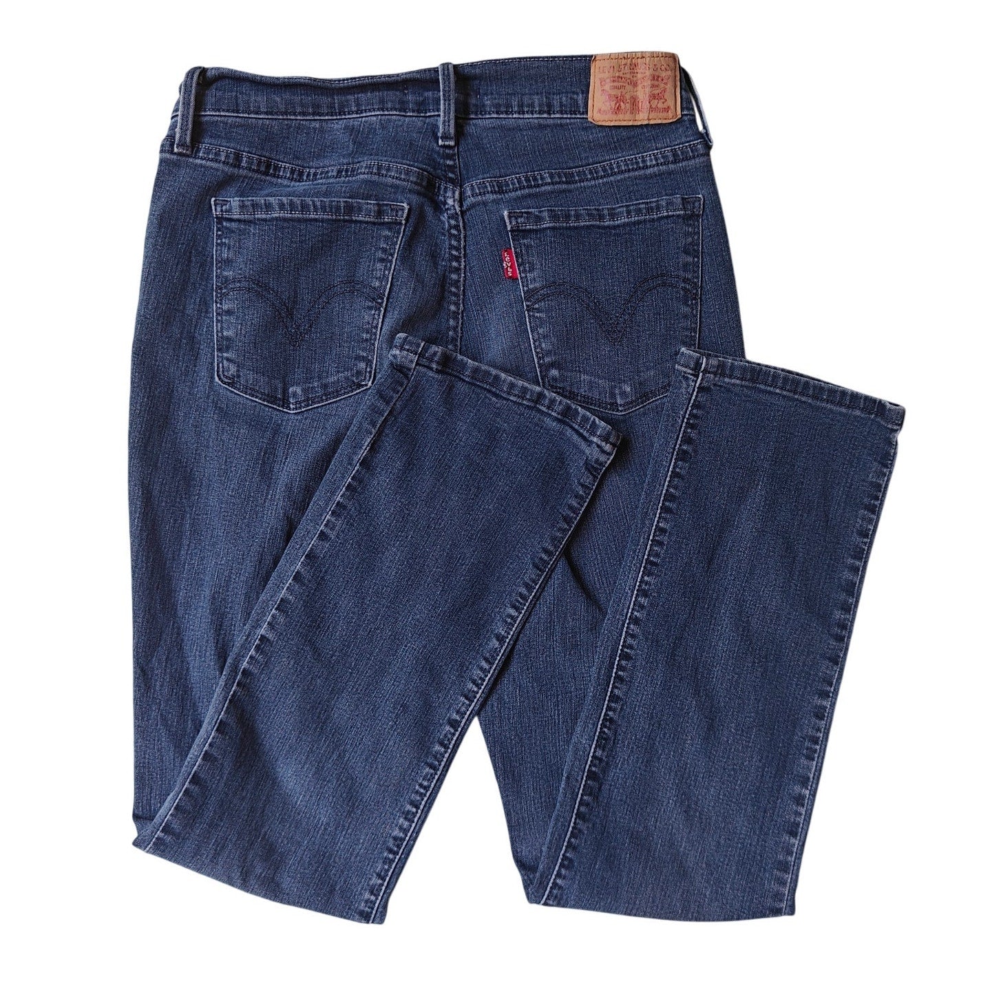 505 Straight Leg Zip Fly Jeans