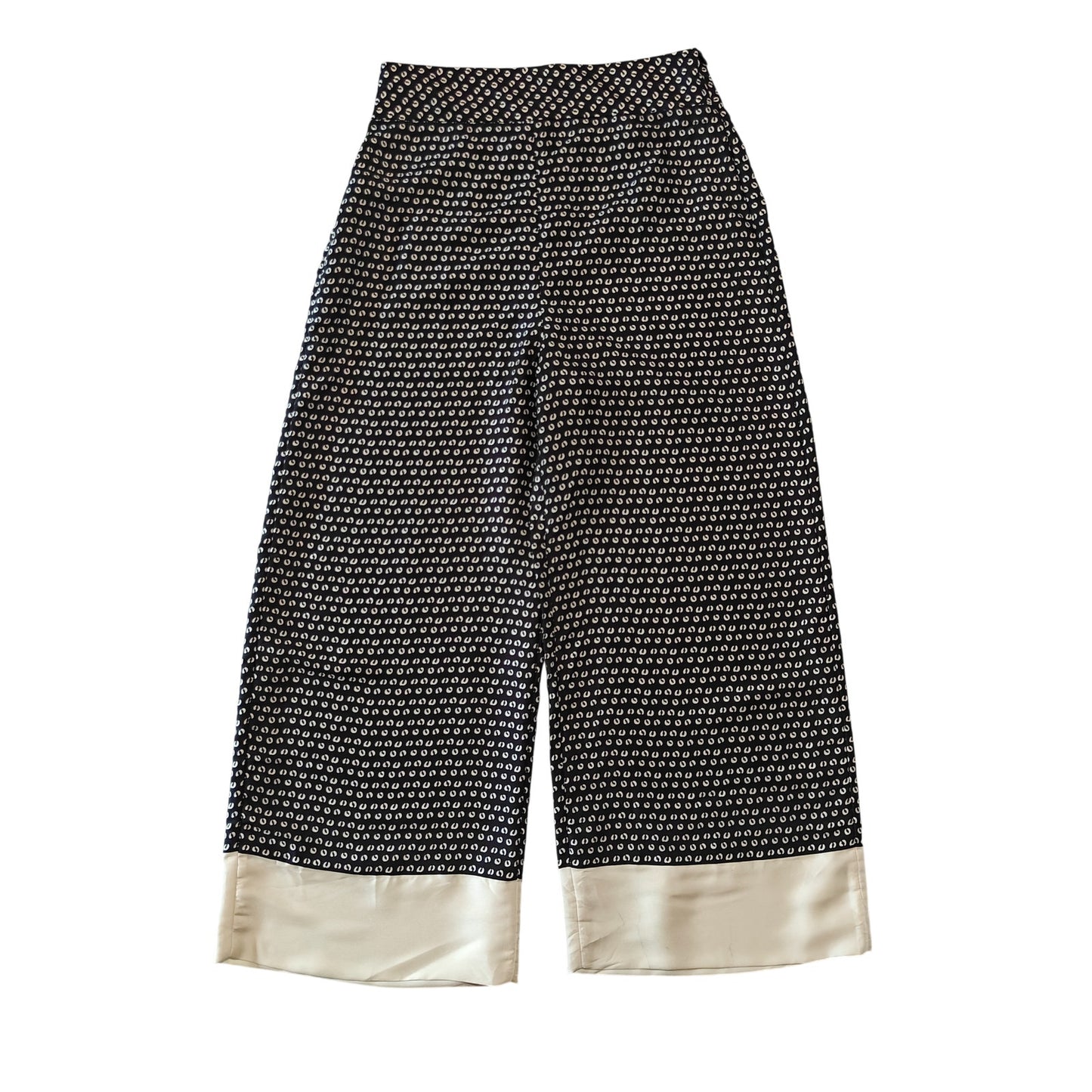 Black and White Print Culottes