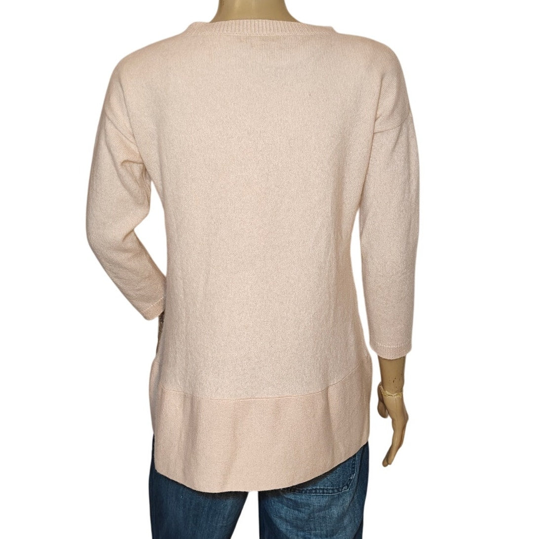 100% Cashmere Pink Sweater