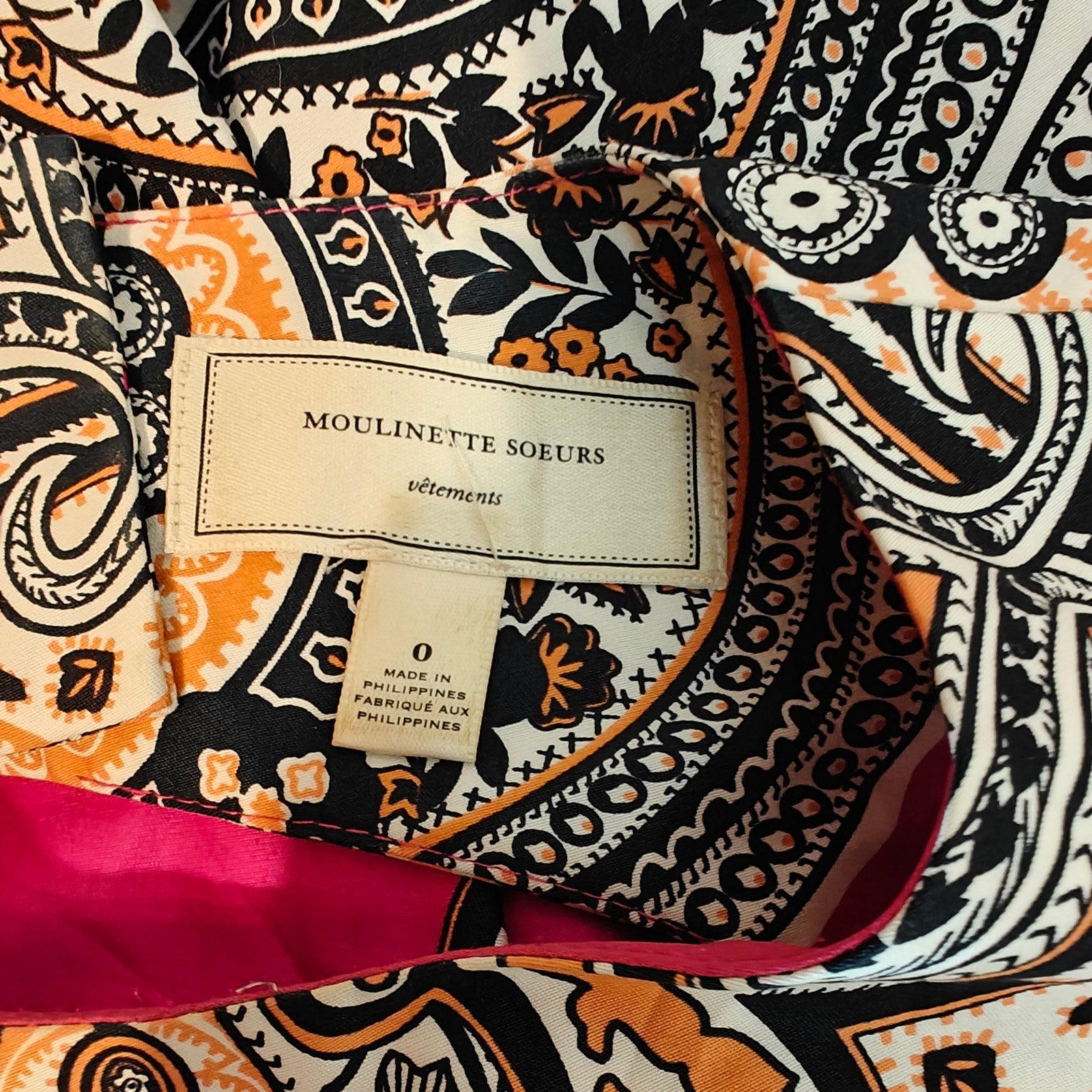 Pink Paisley Open Back Dress