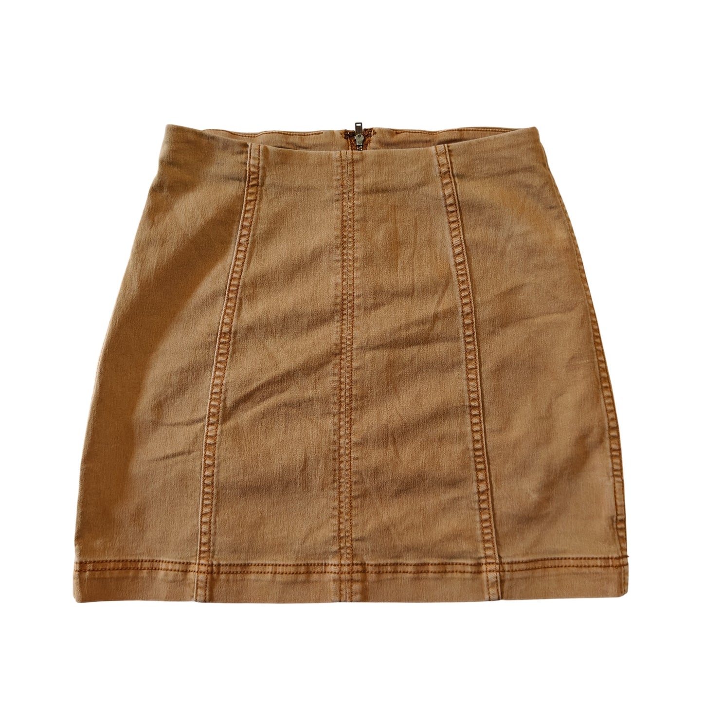 Tan Mini Skirt