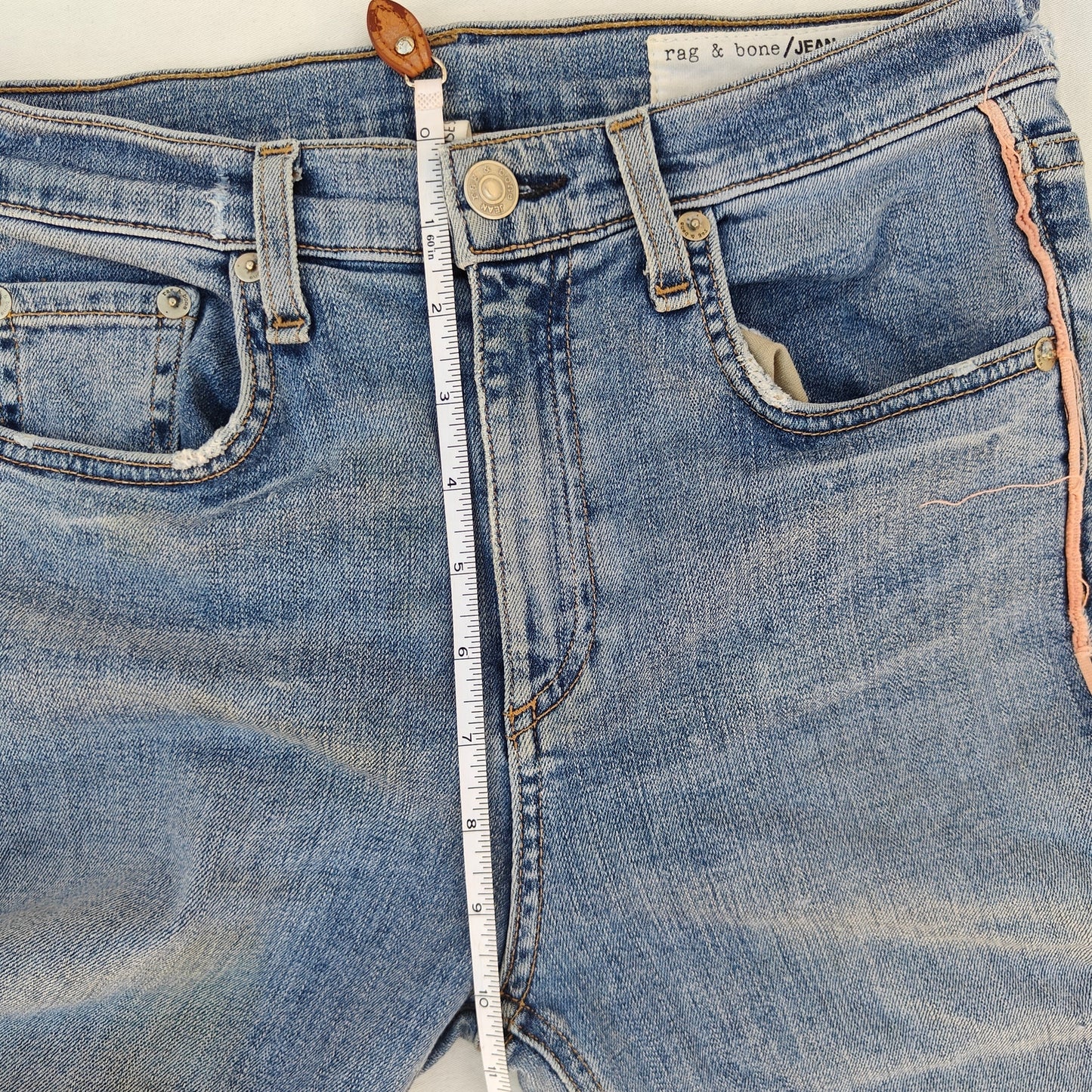 JEAN High Rise Skinny Jeans With Pink Side Stripe