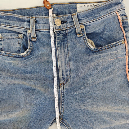 JEAN High Rise Skinny Jeans With Pink Side Stripe