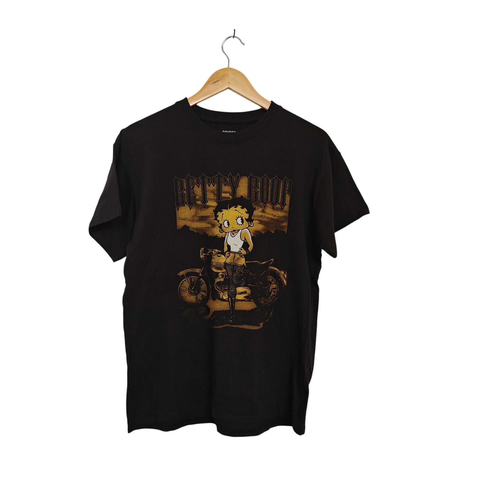 Betty Boop Biker Graphic T Shirt