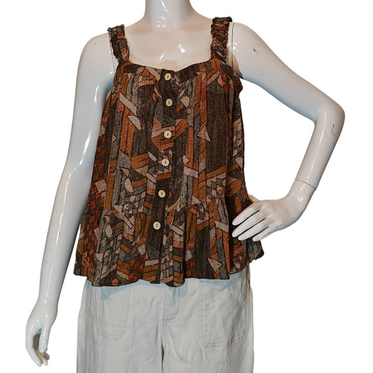 Boho Tank Top in Fall Colors