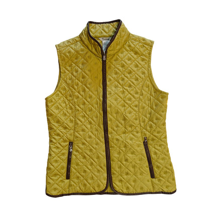 Chartreuse Quilted Puffer Vest