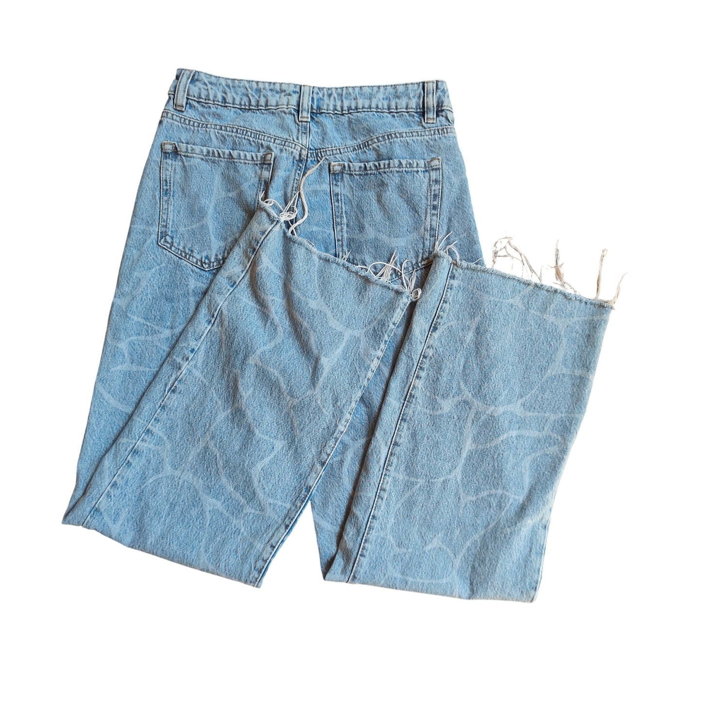 Light Wash Wide Leg Jeans