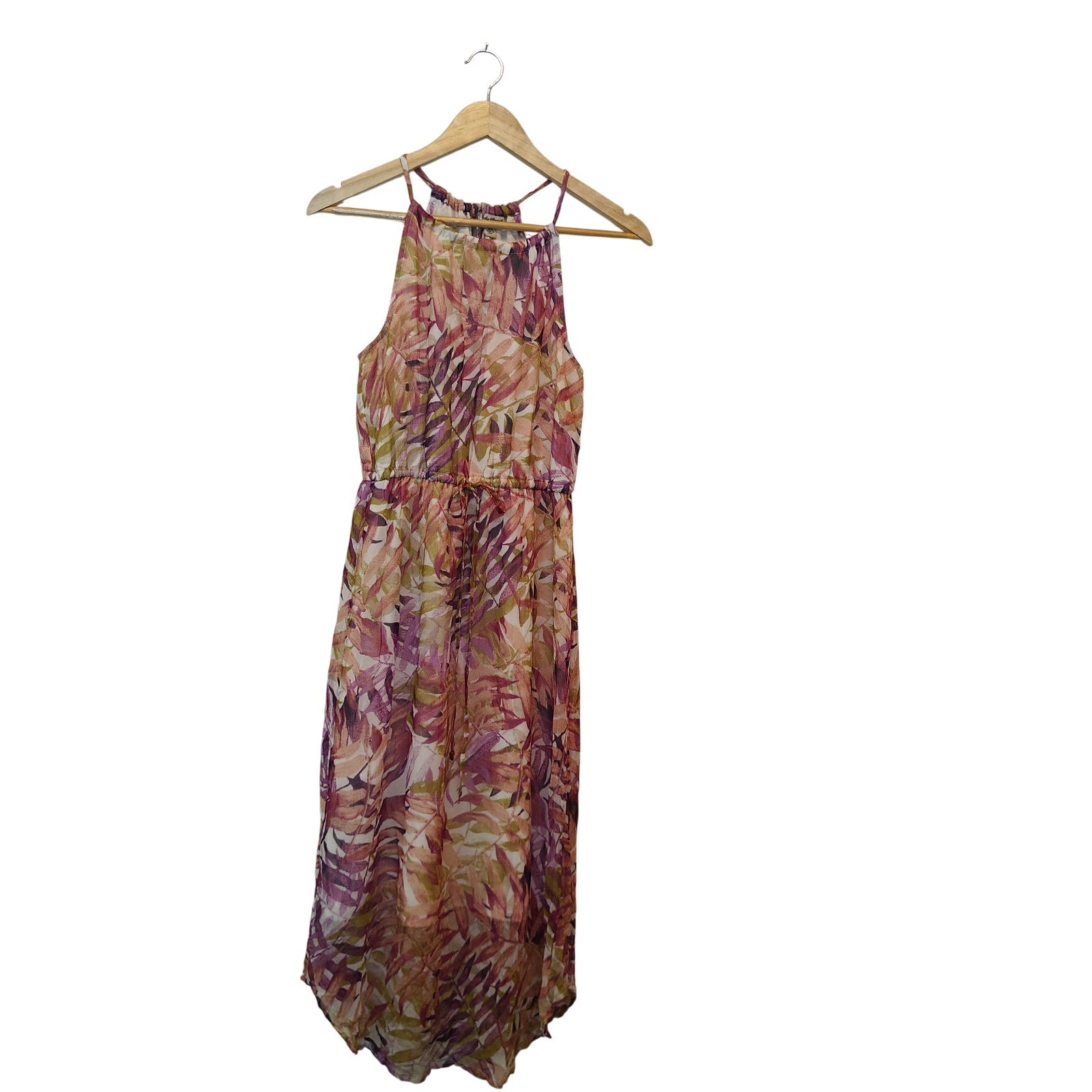 Floral Halter Midi Dress