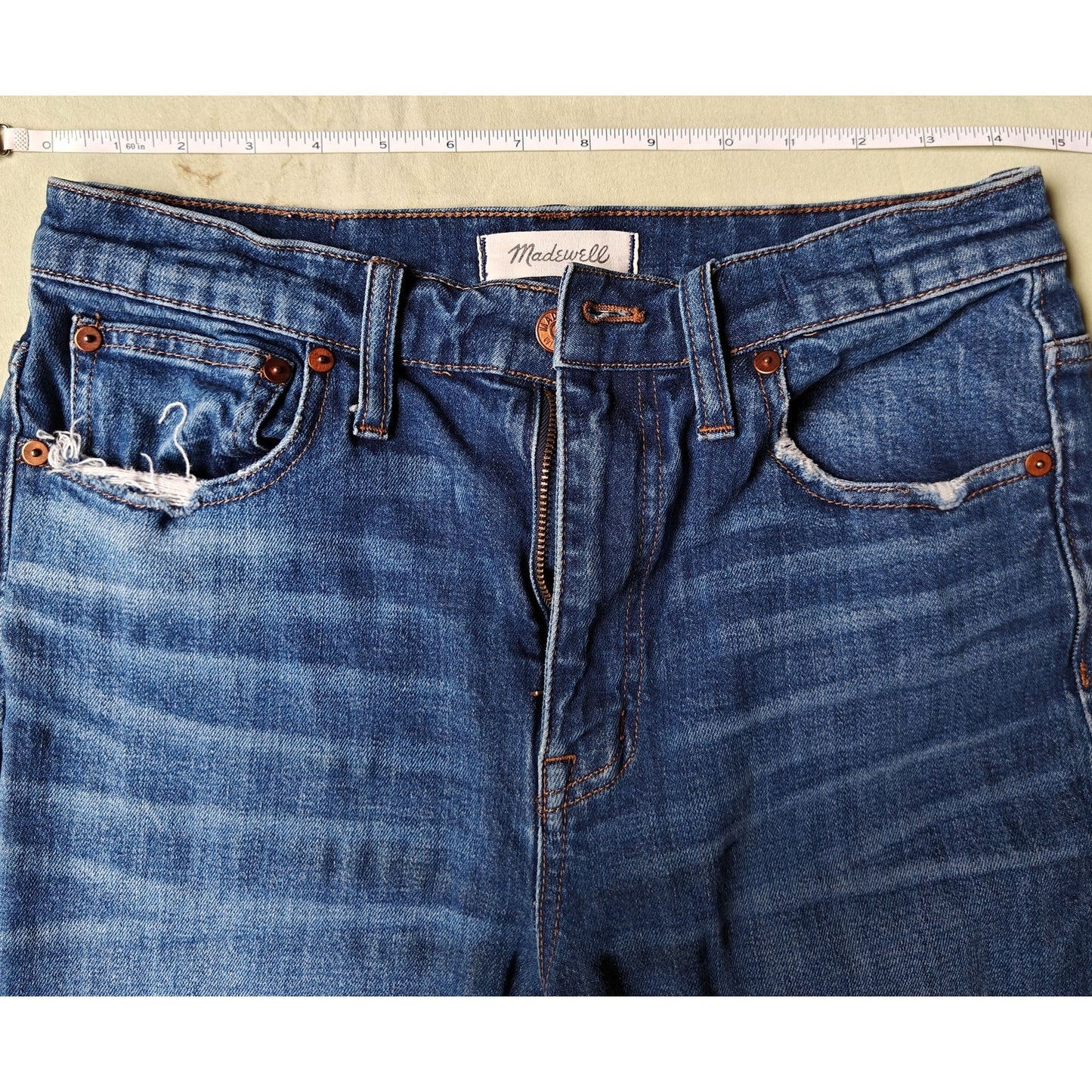 Medium Wash High Rise Slim Boyjean