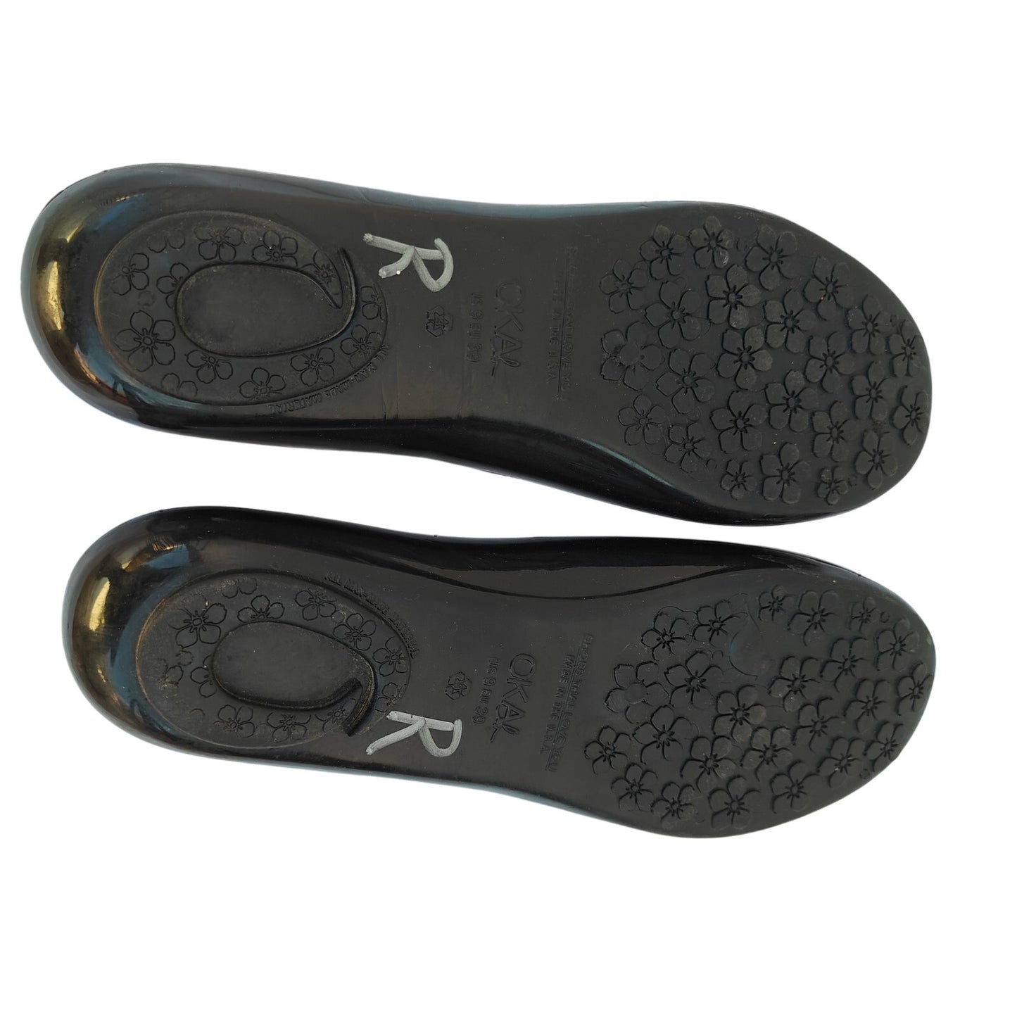 Black Jelly Ballet Flats